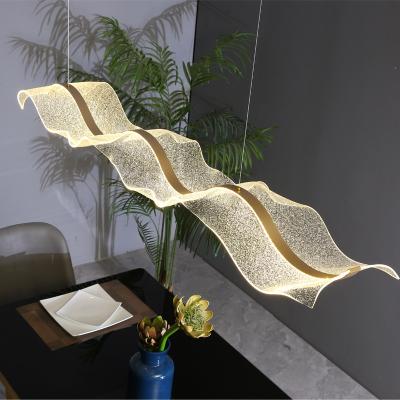 China Artdecolite Long Rectangle Pendant Light Modern Luxury LED Hanging Lamp for Home Decor for sale