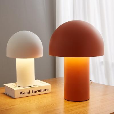 China Led Bulb Bedside Hotel Plug Home Decor Light Metal Mushroom Table Lamp For Living Room Modern Lights for sale