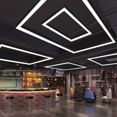 Cina Modern Aluminum 4ft 20Watt Led Linear Light Pendant in Rectangle Shape for Office in vendita