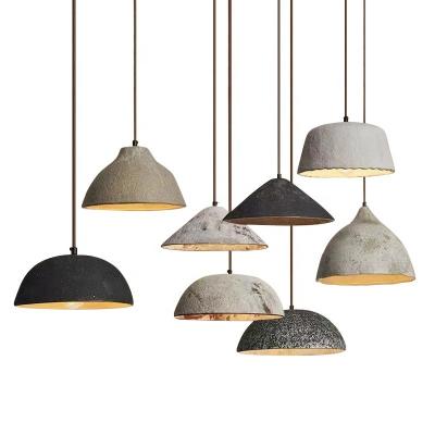 China Wholesale Interior Decoration ceramic pendant Light Fixture Retro industrial handmade Pendant Lamp For Table Dining Room for sale