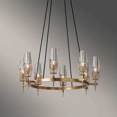 Chine Postmodern bronze rustic chandelier  living room  decorative lamp light decor luminaires à vendre