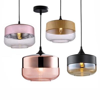 China MODERN CAFE PENDANT LIGHT SINGLE GLASS HOME DECORATIVE BAR ING FIXTURES CHEAP HANGING LAMP for sale