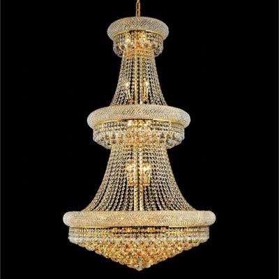 China Modern Decorative Luxury 3 Tiers Crystal Empire Chandelier for sale