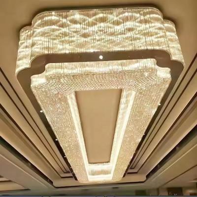 China custom Decoration Pendant Light Chandelier Indoor Hotel Lobby Villa Wedding Decor Large Project Luxury Modern for sale