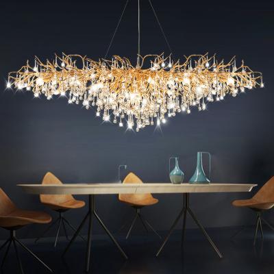 Chine VOGUE Chandelier Crystal Lights Luxury Overseas Spot Tree Branch Round Raindrop Light à vendre