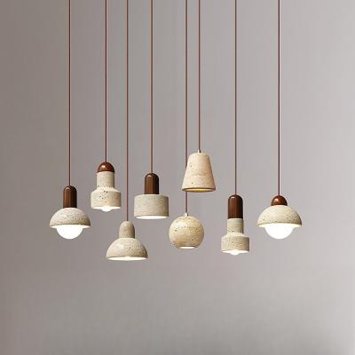 China Nordic Stone Pendant Lamp Modern Natural Hanging Light For Restaurant Hotel for sale