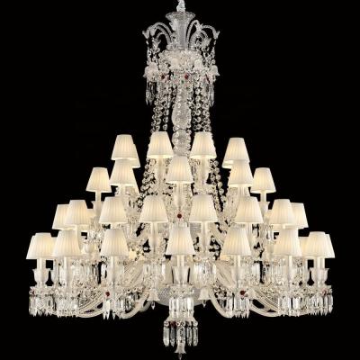 China large k9 wedding chandeliers decorative pendant lights modern chains luxury crystal chandelier for sale