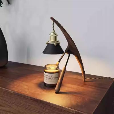 China Mahogany Incense Melting Wax Lamp Retro Candle Diffuser Warmer à venda