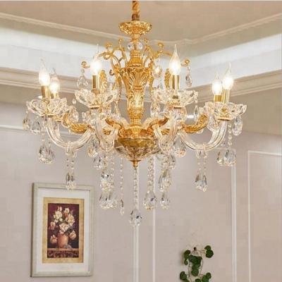 China JYLIGHTING New design fashion luxury Crystal candle chandelier hotel lobby and restaurant crystal Te koop