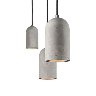 China Retro Vintage Cement Single Head Chandelier Pendant Light for Cafe Bar Restaurant for sale