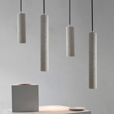 China BAHE Nordic design cement  LED industrial retro vintage concrete decorative hanging lighting modern chandeliers  pendant for sale