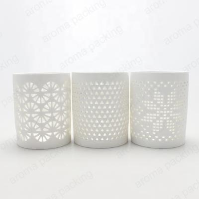 China Hot Sale Candle Melt Aromatherapy White Ceramic Oil Burner Wax Warmer for Bar Home Wedding Decoration for sale