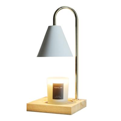 China Gloway Wholesale Home Decor Wood Base Candle Warmer Lamp Melt Wax for Scented s for sale