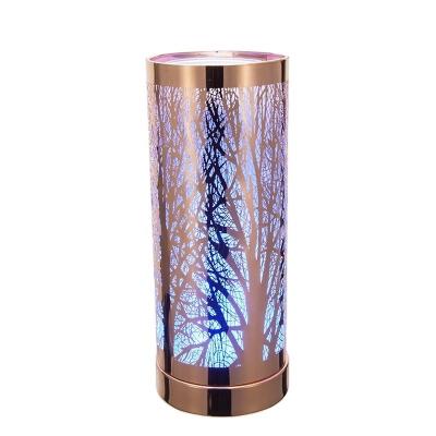 China luxury wax melt gift set LED changing light home fragrance rose gold incense table lamps TYL0078 for sale