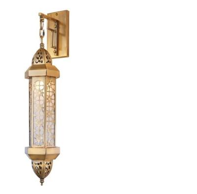 China Handmade arabic style lighting iron lamp decorative wall for sale