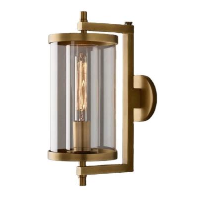 China Wholesale High Quality Vintage Style Antique Wall Lamp Solid Brass Light Waterproof E26 Outdoor Lamps Te koop