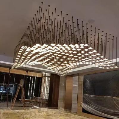 China Modern Ceiling Light Project Banquet Hall LED Programming Dynamic Decorative Chandelier Custom Nordic Hotel Lobby Acrylic 80 500 for sale