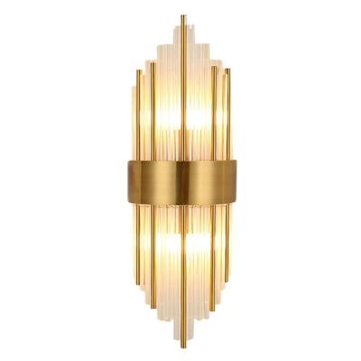 China Decorative Bedroom Bedside Sconce Indoor Interior Cristal Wall Light Crystal Lighting for sale