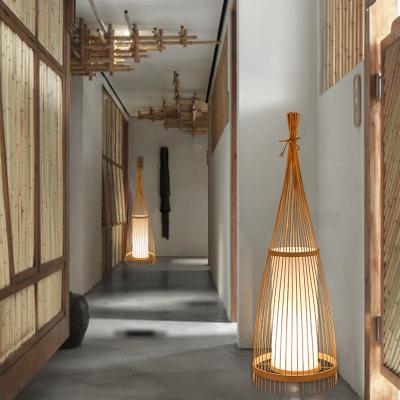 China LED Standing Lamp in Japanese Style for Living Room Bedroom Hotel Lighting Decoration for sale