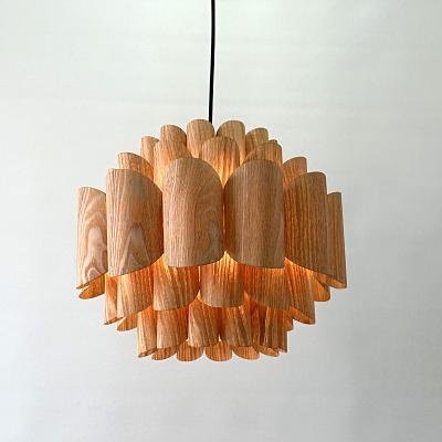 China Instalación de luces suspendidas de carilla de madera de alta CRI 90 para diseño de granjas en restaurantes en venta