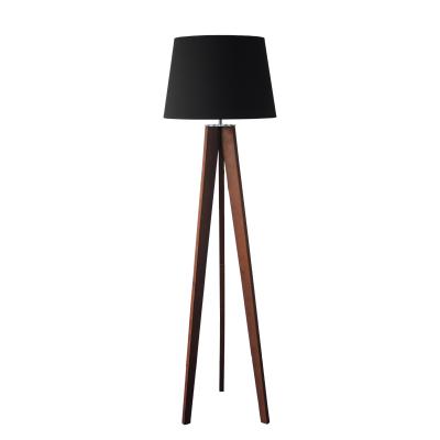 China On-Off Foot Switch Wood Standard Floor Lamp for Living Room Bedroom and Office Decor for sale