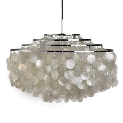 China Customized IP20 Capiz Chandelier Scalloped from Directly Manufactured for sale