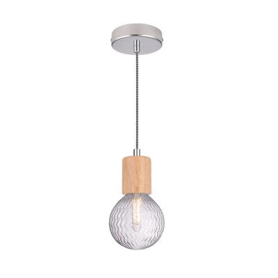 China Customized LED Hanging Lamp Vintage Modern Decoration Wood Chandeliers Pendant Lights for sale