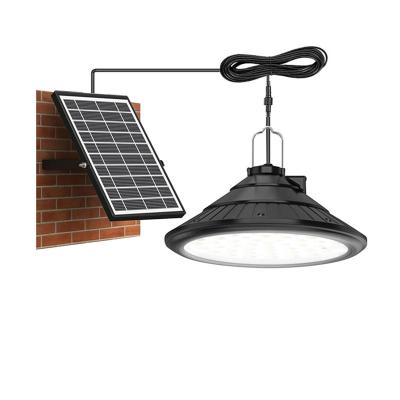 China Solar Powered LED Hanging Pendant UFO Lamp Light for Barn Farm Garden Garage and Yard for sale