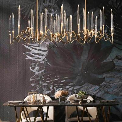 China Front Line Luxury Lighting Shop Bar Hanging Lamp Iron Acrylic 50000 Hours Lifespan for sale