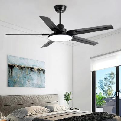 China Modern 52 Inch 56 Home Decorative Iron 5 Blades Remote Control Bldc Ceiling Fan With Light for sale