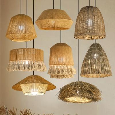 중국 Personality Rattan Pendant Lamp Weaving for Vintage Style Restaurant or Coffee Shop 판매용