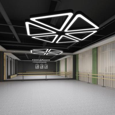 China 2700K Soft Warm White Customized Tube Length Led Hanging Linear Light for Billiard Room for sale