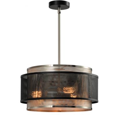 China Black Metal Hanging Pendant Lamp for Restaurant Lighting and Circuitry Design Solutions for sale