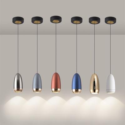 China 10CM Diameter Aluminum Bullet Chandelier 2022 for Hotel Bar Vintage Rusty Lamp Design Freely Adjustable Length for sale