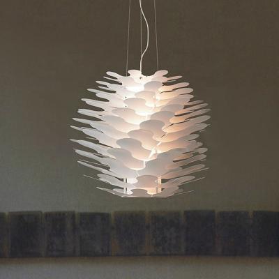 China 3000K Color Temperature Aluminum Pendant Light for Kitchen Dining Table Restaurant Nordic Modern Design Aluminum Shade for sale