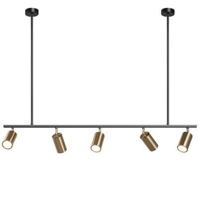 China Metal Suspension Luminaire Gold Lampshade Pendant Lights LED Hanging Spotlight Lamp for Dinning Room Nordic Modern Design for sale