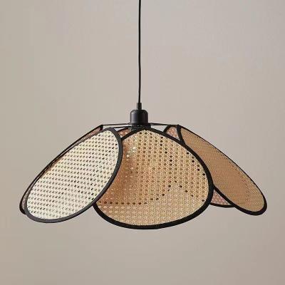 China Lamp Luminous Efficiency lm/w 15 Rattan Pendant Light for Simple Art Restaurant Living Room EJ167 zu verkaufen