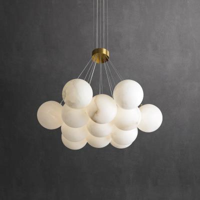 China 9.5kg Modern Luxury 13L Lighting D150mm Brass Chandelier Pendant Lamp Ball Decorative LED Product Weight kg 9.5 Support Dimmer NO for sale