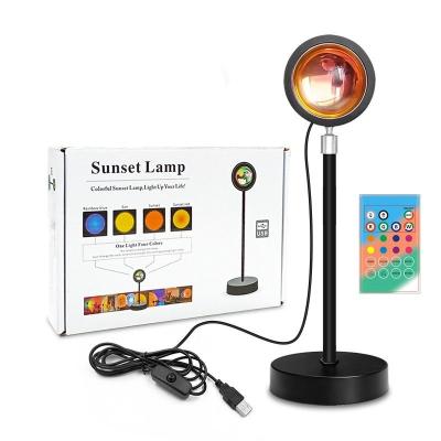 China RGB Photographic Remote Control Led Projection Light with Working Temperature °C 0 65 Living Room Bedroom Sunset Night Lamp for sale