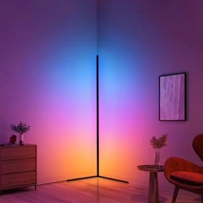 China Modern Home Decor Stand Light LED RGB Floor Standing Standard Lamp with Remote Control and Product Dimension 140*40 cm for sale