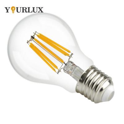 China IP20 Rating Led Filament Bulb E27 A60 4w 6w 8w 10w 12w with AC Power Supply for sale