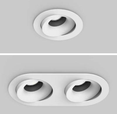 China 7W Slim Round Downlight GU5.3 Light Source Touch On/Off Switch for Indoor Lighting for sale