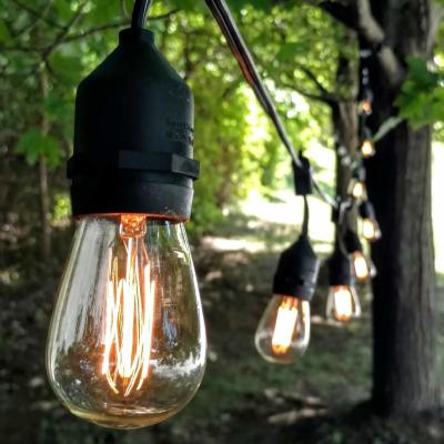 중국 Outdoor Led Decorative Retro Series Light Chain Bulbs with Soft Warm White Color Temperature 2700K and Customized Length 판매용