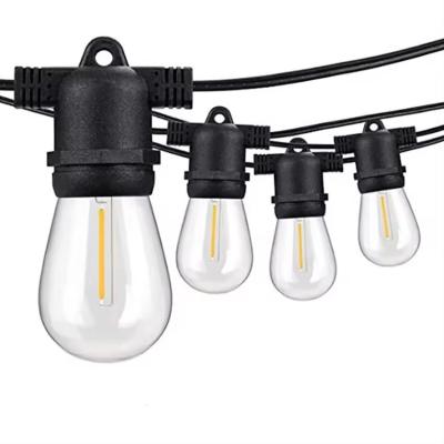 China Lamp Luminous Efficiency lm/w 100 96FT 30M 120V 230V IP65 Custom Outdoor String Light S14 Garden Lights S Festoon for sale