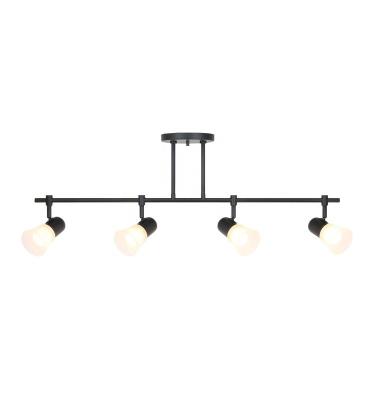 China High Luminous Efficiency Modern Indoor 4 Lights Track Lighting Suspended Wall Light For Home Shop Spotlight with 110lm/w for sale