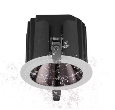 China 3- Waterproof IP65 LED Downlights 7W 9W 12W Round Anti-fog Spot Lights for Toilet Sauna Bathroom COB Recessed Downlight for sale