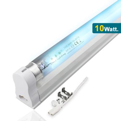 China Straight 10W T5 T8 Quartz Burner UV Germicidal Tube 185nm 253.7nm for Home Hotel Ultraviolet Disinfection Lamp for sale