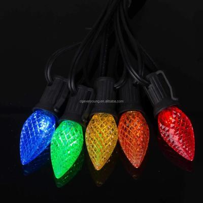 China Add a Festive Touch to Your Holiday Lighting with C9 LED Bulb Lights Featuring High CRI Ra 80 and San'an LED Chip for sale