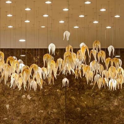 China Customized Octopus Fish Design Ceiling Hanging Lamps IP Rating ip20 for Hall Lobby Villa Entryway Lifespan hours 1000 for sale