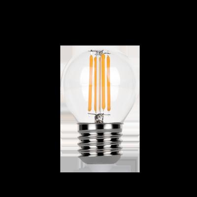 China Stock G45 E27 Led Edison Filament Bulb Lamp 4w 470lm 2700k Warm White Bulbs Light For Hotel 45-H78mm Power Supply AC for sale